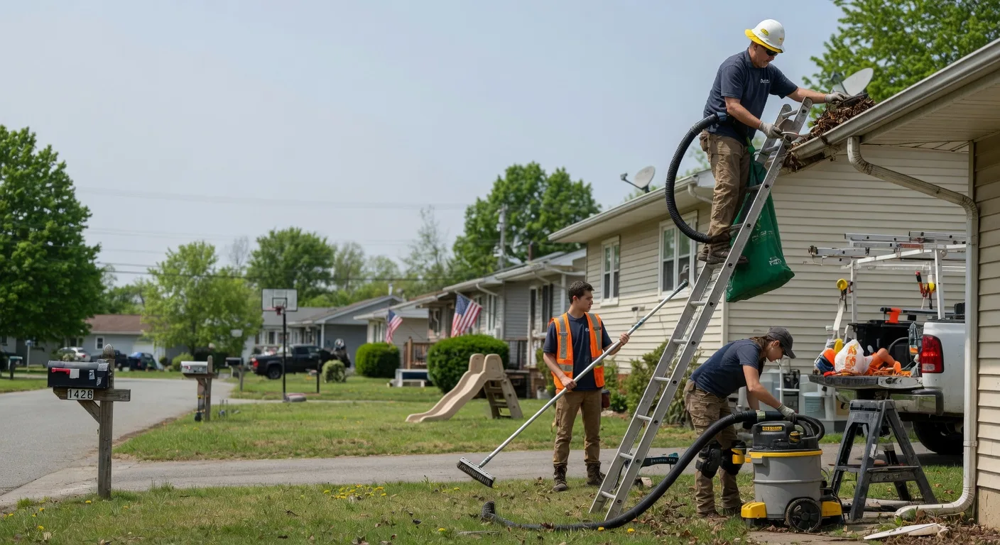 Gutter Installation in Vallonia, IN near me